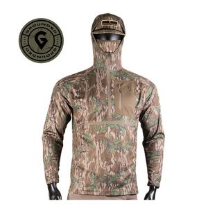 Grounded Brand - The Technical Hoodie in Mossy Oak Greenleaf (size XL) - NEW